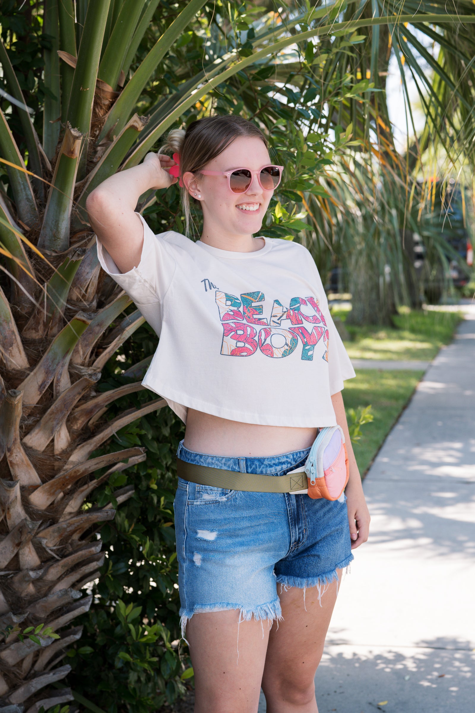 The Beach Boys Cropped Tee