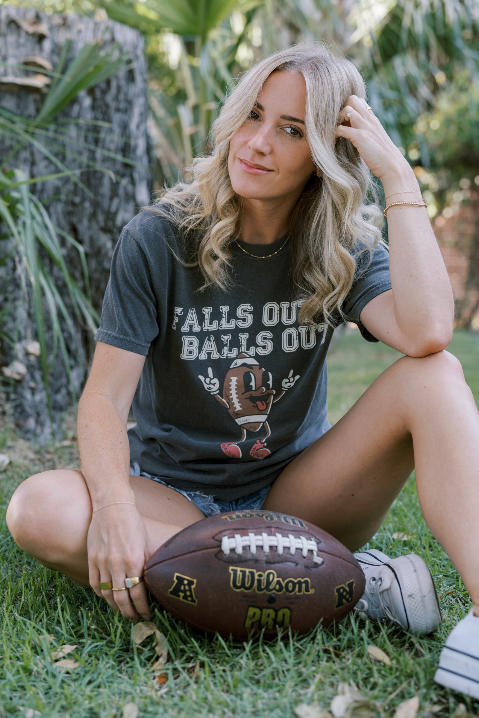 Falls Out Balls Out Tee