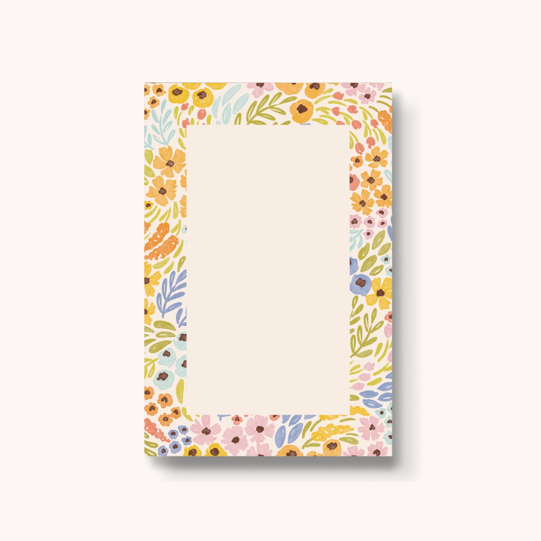 Pastel Wildflower Notepad, 4x6 in.