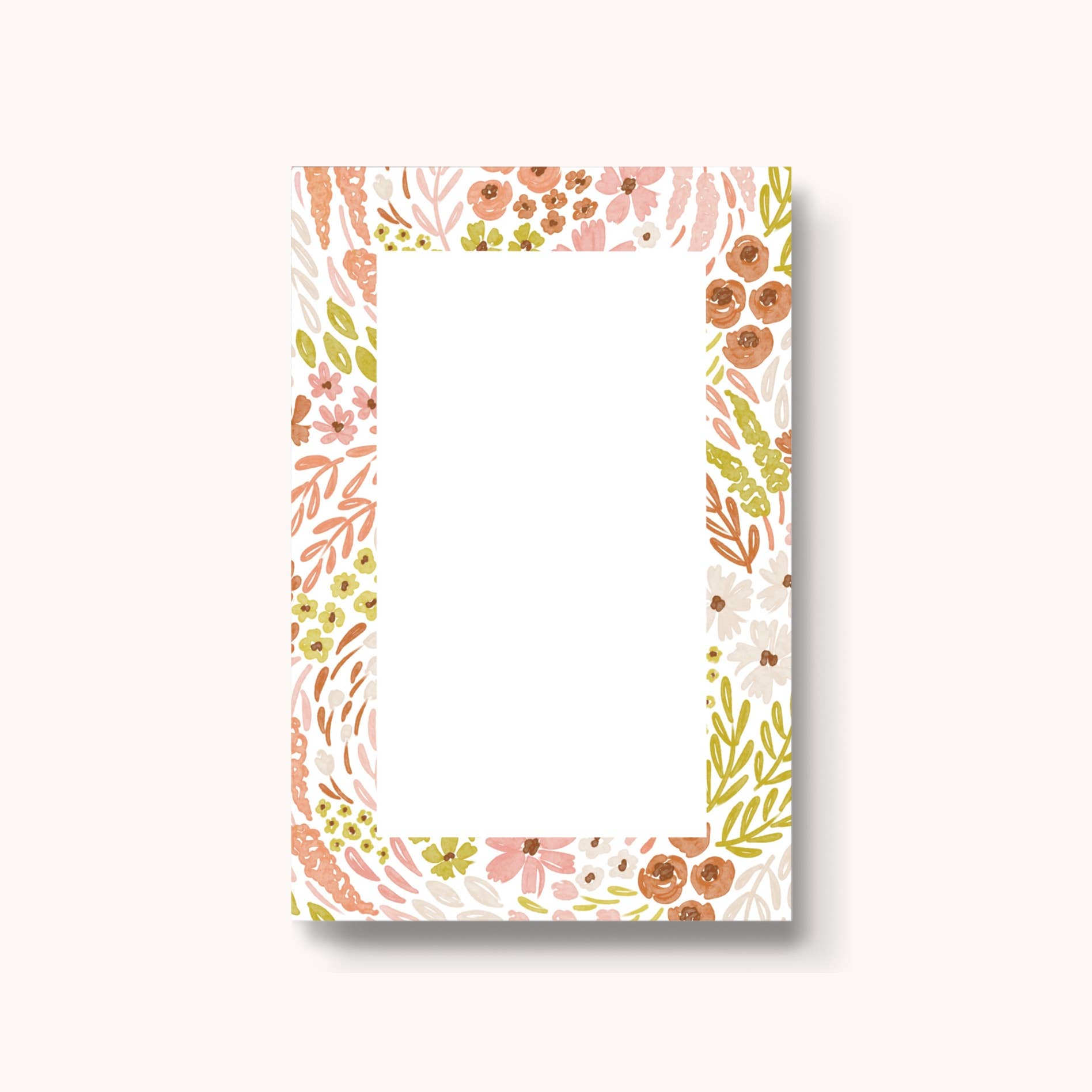 Limelight Floral Notepad, 4x6 in.