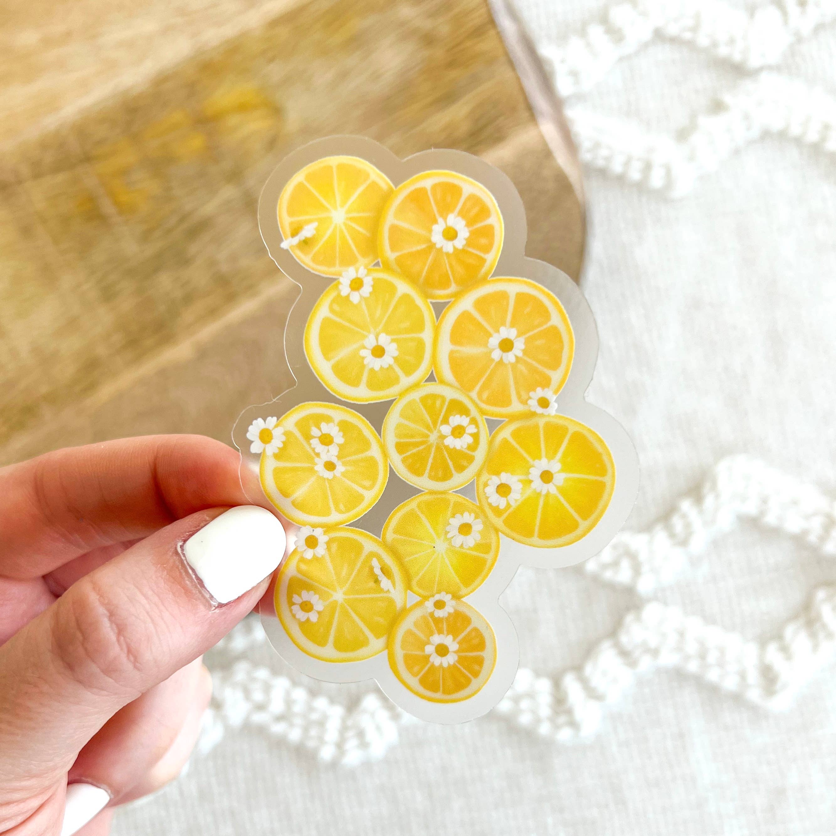 Lemon Slices Sticker 3.5x2.25in