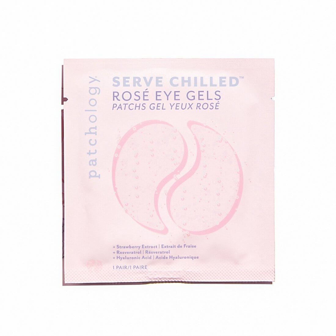 Serve Chilled Rosé Eye Gels Single Pack