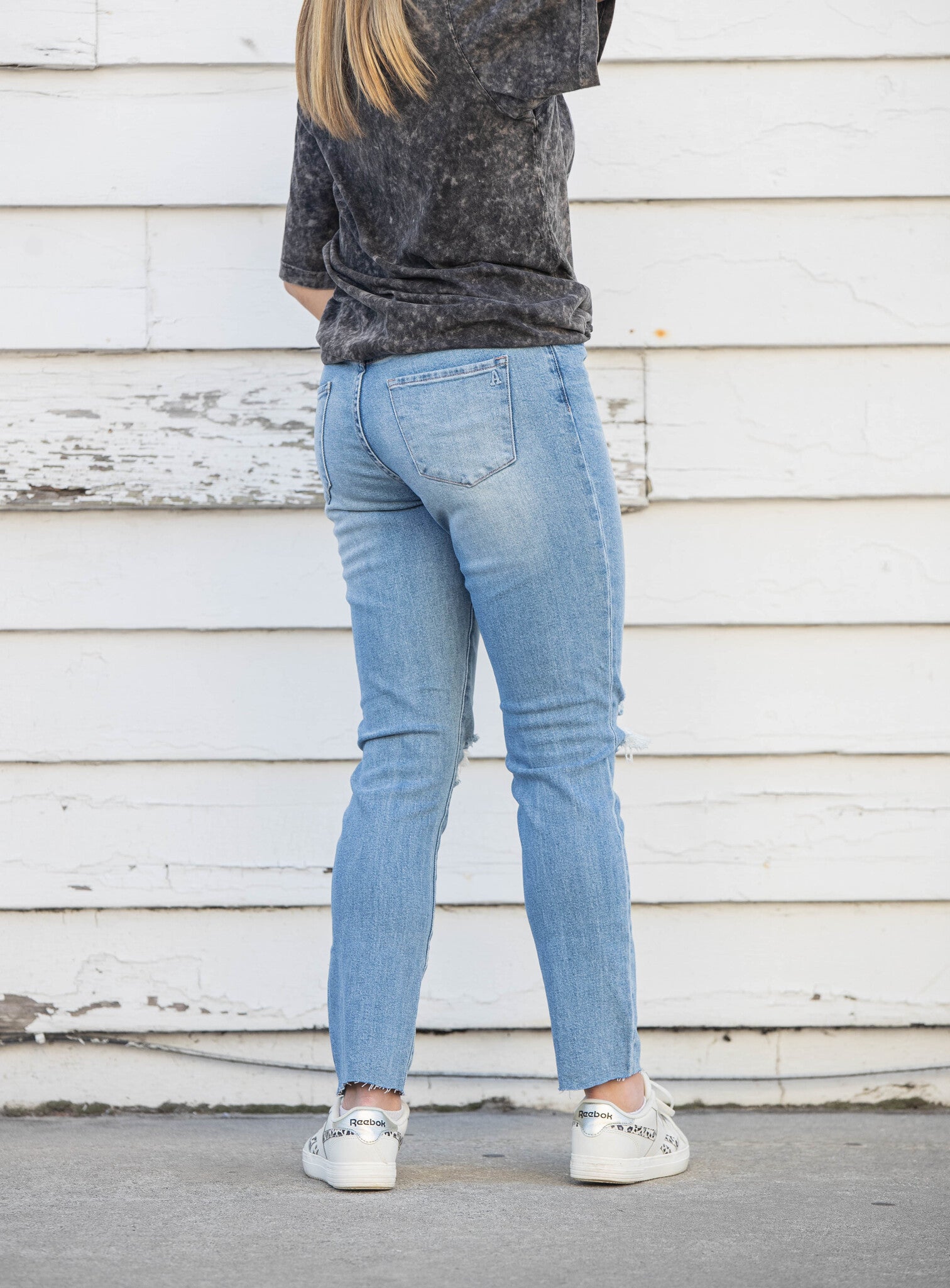 Renee Orchidlands Distressed Jeans