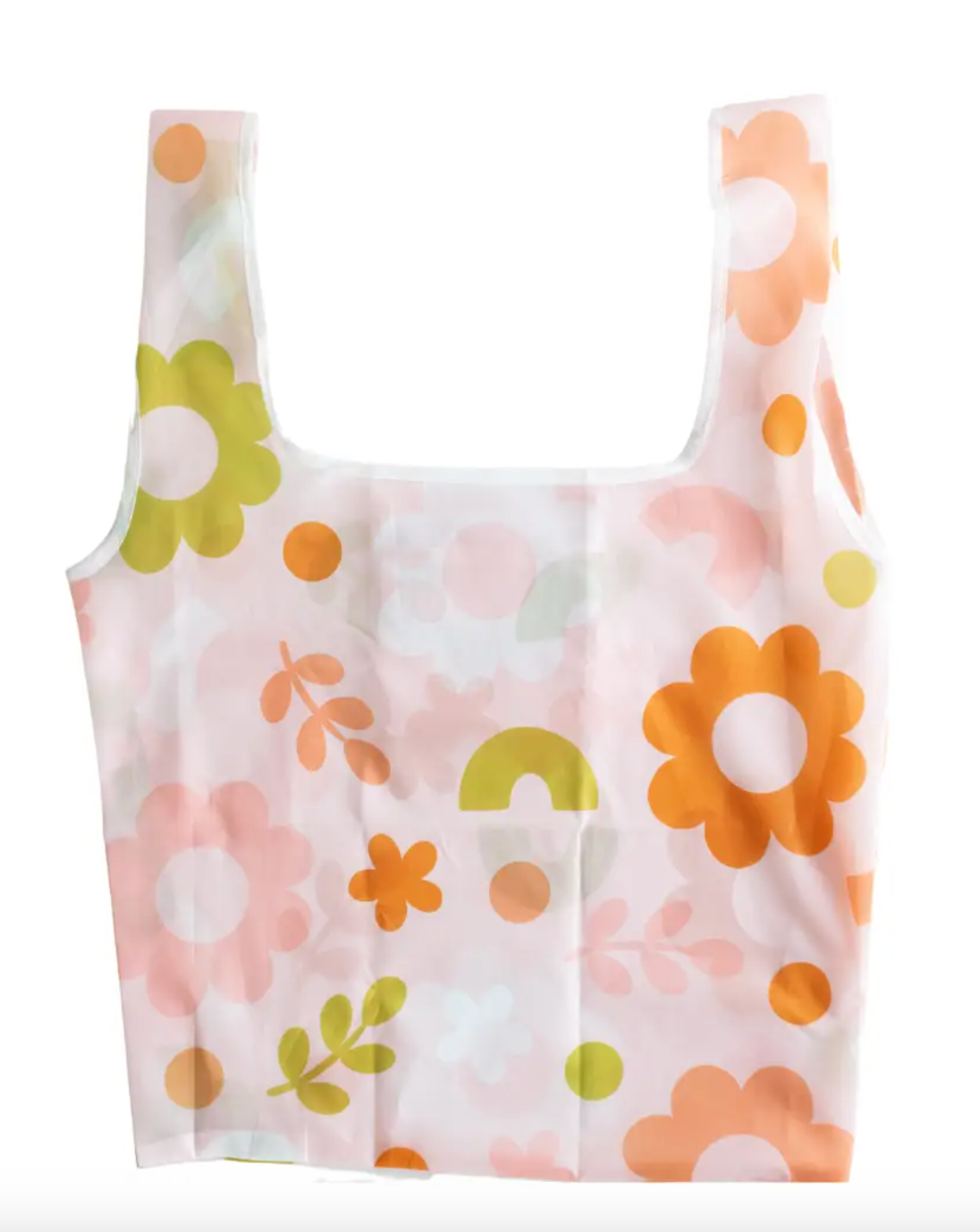 Funky Floral Nude Reusable Bag