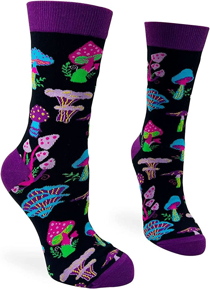 Trippy Mushrooms Socks